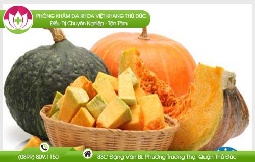 Bí ngô thực phẩm nhuận tràng đến từ thiên nhiên