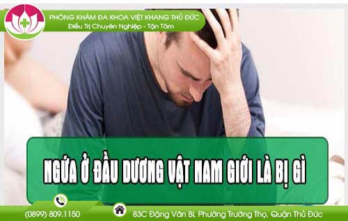 Cụ thể tình trạng ngứa ở đầu dương vật là bị gì?