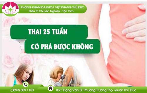 Thai 25 tuần có phá được không? Trường hợp nào nên phá thai